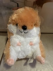 Nanco Belly Buddy Buddies Golden Brown Hamster 7”Stuffed Animal Plush Toy