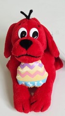 Clifford Big Red Dog Plush Easter Egg Stuffed Animal Toy with Tag 5″ Scholastic