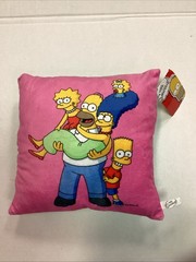The Simpsons Family Plush Pillow Cushion Pink Official Universal Studios