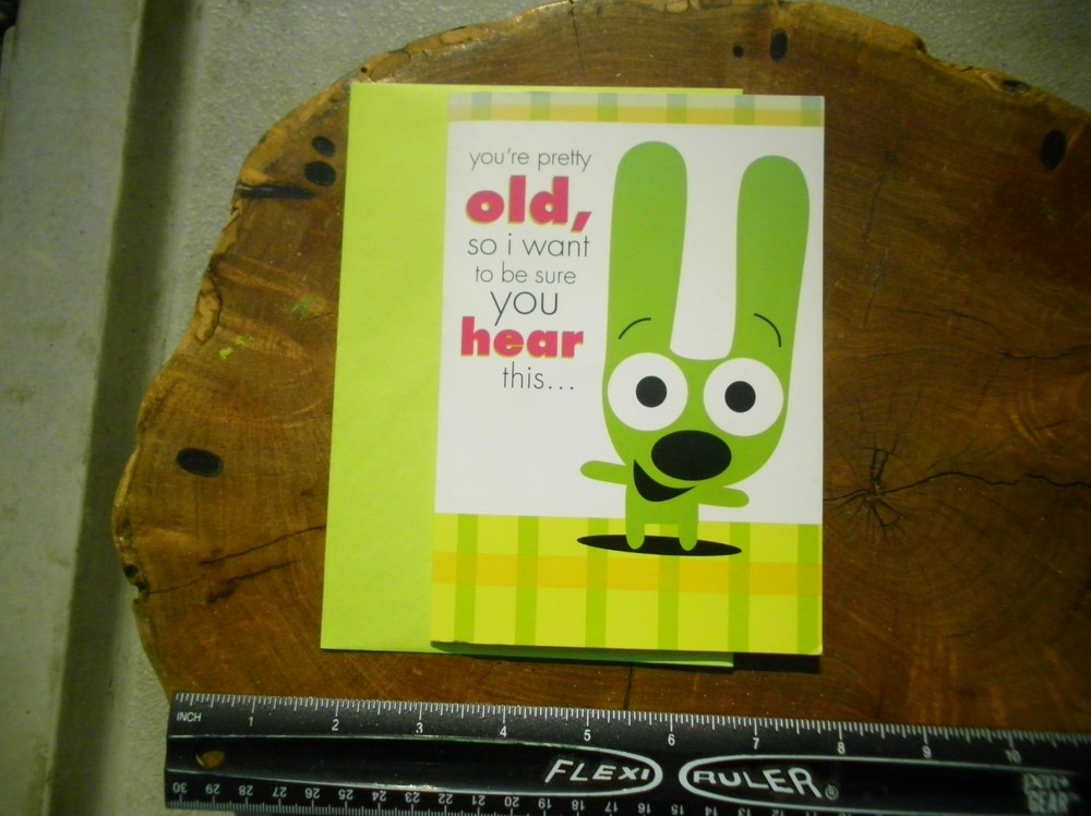 Rare Vintage Original Hoops & Yoyo Greeting Card For Trade or Purchase (Read)