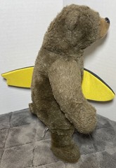 Brutus The Bear Plush Everyday California Surfing Bear Plush W/ Yellow Surfboard