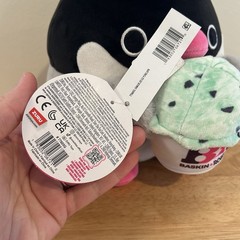 2024 ZURU Mini Brands Snackles 8” Penelope Penguin Baskin Robbins Plush Series 2
