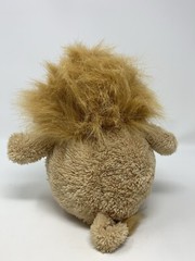 GANZ Chubbs Lion Bean Bag Plush Stuffed Animal Toy H11796 Tan W/ Pink Nose 10.5”