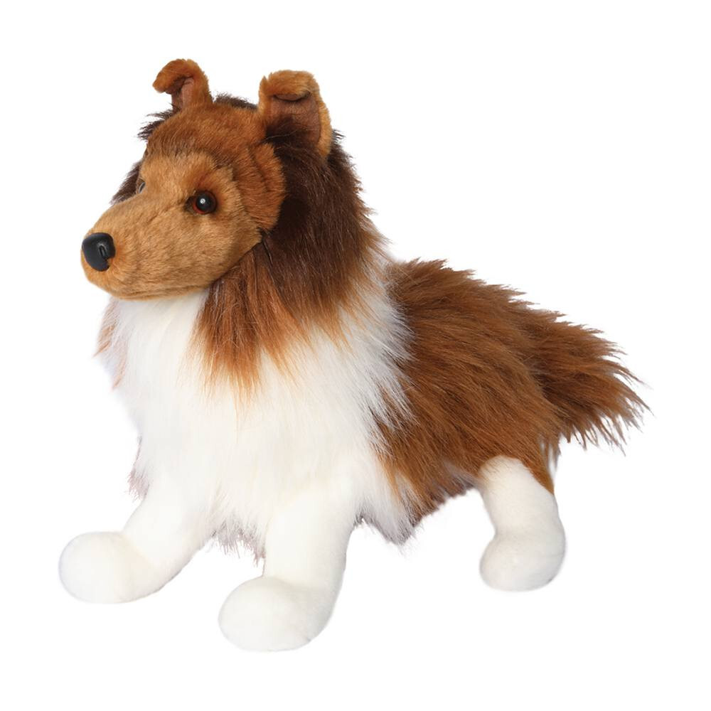 Whispy 16″ Sheltie Dog Douglas Stuffed Animal Plush Cuddle puppy shetland sheep