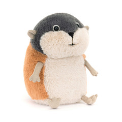Jellycat Lambeth Lemming Cute Small Plush Animal Ideal for Cuddling Kids