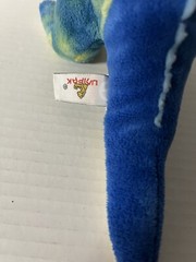 Fiesta Toys T-Rex Plush, 15″, Blue Tie Dye