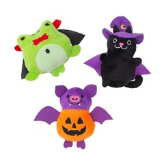 Fun Express Halloween Stuffed Animal Characters in Costumes – 12 Pc