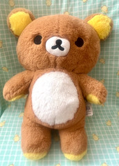 Rilakkuma Standing Medium Fluffy Long Pile Plush