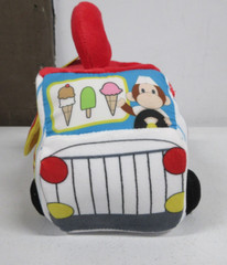 KIDS PREFERRED Curious George Ice Cream Truck Playset with Music and Plush Toys