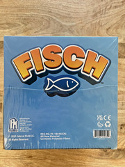 Fisch Mystery Deluxe Plush Box + 2 Sleeved Fisch TCG Booster Packs (Sealed)