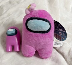 Just Toys Inc., Toikido Among Us Pink Figure Plush and Pink Plastic Figure