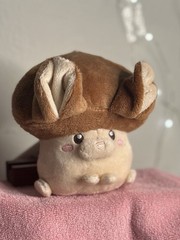 Vegetable Fairy, Hamster Mushroom, Keychain Plush