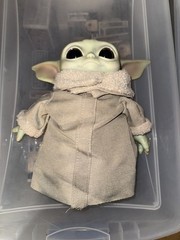 Star Wars Baby Yoda The Mandalorian Grogu Mattel Official Hard 12″ Doll Plush