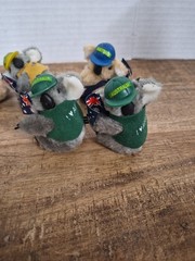 Lot of 8 Vintage Koala Bear Clip On Hugger Plush Pencil Topper Australia.