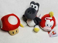 Super Mario Plush Toys Black Yoshi Plush Cheep Cheep Red Mushroom