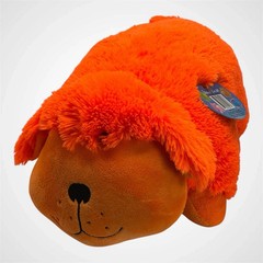 RARE NWT Pillow Pet 2012 Orange Neon Dog Soft Stuffed Big Plush 18″ SEALED