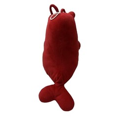 Shrimp Lobster About to Eat Unsuspecting Watermelon Plush Stuffed Animal 9″ Red