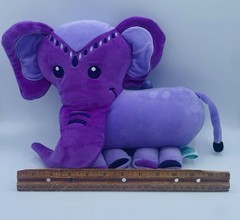 Snuggle Buddies Emotions Sensory Gen M Soft Stuffed Animal Purple Elephant