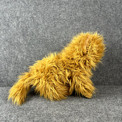 Kitty Cat Plush Long Haired Persian Cat Stuffed Animal Brown Lifelike Realistic