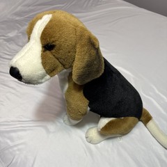 E&J Classics Life Size Realistic Adult Beagle Dog 20 inch Lifelike Stuffed RARE