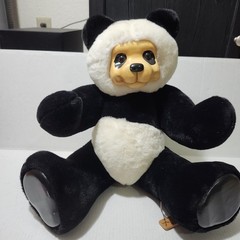 Robert Raikes Bears Panda Wood Face Approximately 20 Inches
