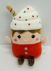 Walmart Holiday Time Foodie Cutie 8″ Christmas Decor Drink Stuffed Plush 339469