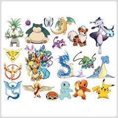FUN FOR LIFE Pokemon Wall Stickers Peel and Stick USA SELLER