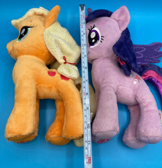 Hasbro My Little Pony 10″ plush Applejack Twilight Sparkle stuffed animals 2013