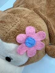 Jay Franco Monkey Microbead Pillow Plush Pink Blue Flower Brown Tan Target 22″