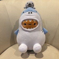 Smoko – Midi Mochi – Tayto Potato – Blue Shark w/Seal Plush You – 10″