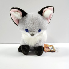 Fox Plushie Grey Stuffed Animal Chokon and Fox Kyuubi Hana Yayuki Standard Size