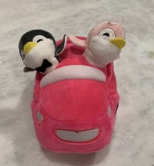 Miniso Pink Convertible Penguin Newlyweds 4.5″ x 6.5″ plush