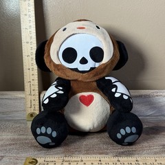 Skelanimals Plush Marcy In Monkey Costume Brown/Black 8″ Stuffed Animal
