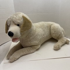 E & J Classic Golden Retriever Dog Jumbo Plush Prima Realistic 35” Vintage