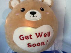 CozyWorld 12” Get Well Soon Lighted Plush Bear