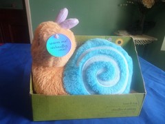 SNUGGLE BUDDY AUSTRALIA HEAT & HUG SNAIL PLUSH DOLL