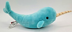 Douglas Turquoise Blue 12″ Narwhal Whale Plush Stuffed Animal FREE SHIP