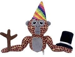 Gorilla Plush Doll Toy Brown Monkey Tag Game Kids Stuffed Animal Plushie Party