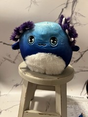 Squishmallow Mystery Squad Miss Vi Axolotl Blue Star Eye 5”