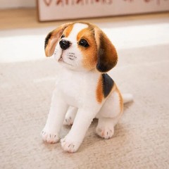 Dog Seating Red 10 Inch Stuffed Animal Plush Toys Toddler Dolls Kids Gifts