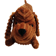Dachshund Dog Plush Hug Pillow | Brown | Stuffed Sausage Dog | Corduroy | 21″