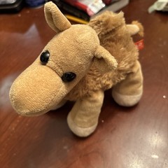 Wild Republic Plush Camel Stuffed Dromedary Tan Brown Desert Animal Toy 12”