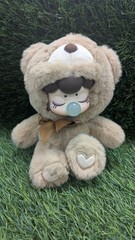 Nanci Colorful Chocolate Cutie Bears Plush Confirmed CARAMEL COFFEE 7″
