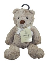 NWT Snug Baby Beige Teddy Bear Lovey Tan Plush Stuffed Animal Infant Comfort Toy
