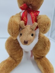 Aussie Friends Kangaroo Plush Baby Joey 12” Australia Stuffed Animal Soft Toy