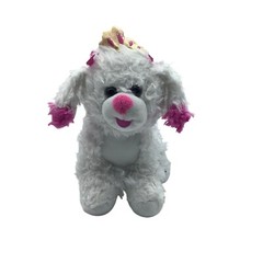 Princess Puppy Plush Stuffed Animal Crown & Pink Accents Fun Stuff Inc. 9″