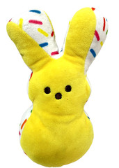 Just Born Peeps Yellow Confetti Plush Stuffed Easter Bunny Rabbit 7 inches