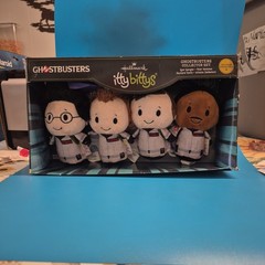 New Hallmark Itty Bittys Ghostbusters Plush Set Spengler Venkman Stantz Winston