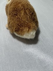 Realistic Hamster Plush Hansa Plush Lying Brown Hamster Gerbil Plush Rodent