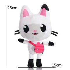 25CM/10″ Gabby’s Dollhouse Pandy Paws Plush Toy Stuffed Gift Toy Free Import